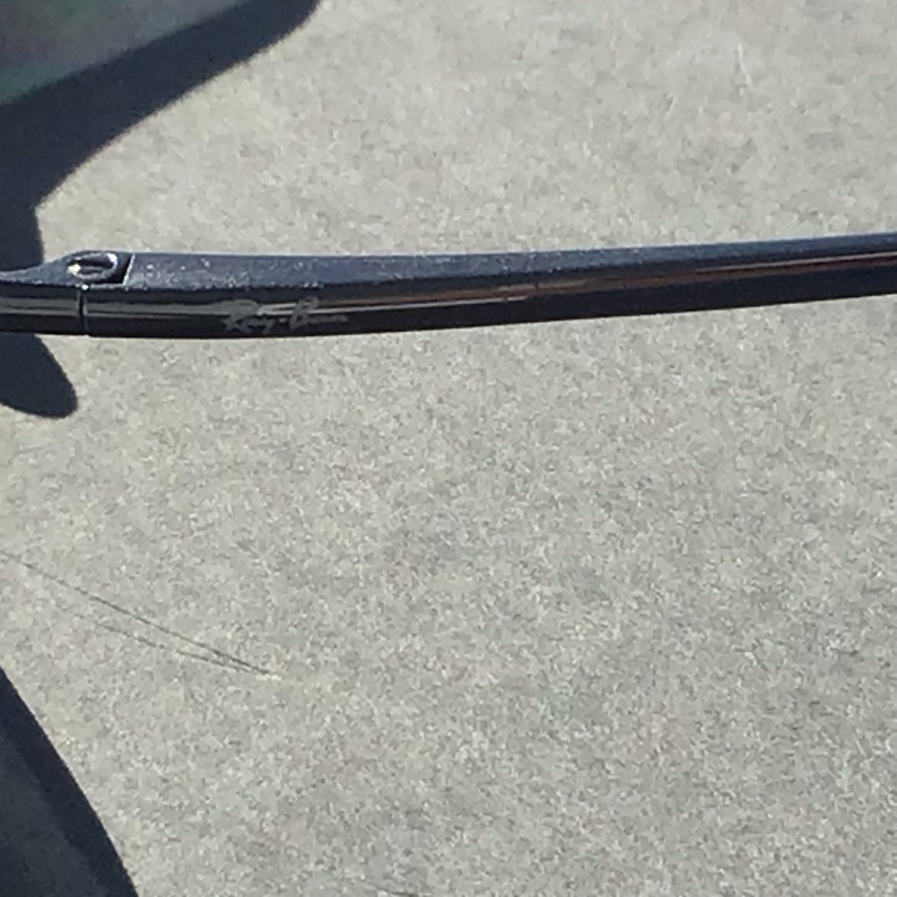 Ray-Ban Vintage Black Metal Full-rim Frame Sunglasses Made in Italy - Picture 12 of 12